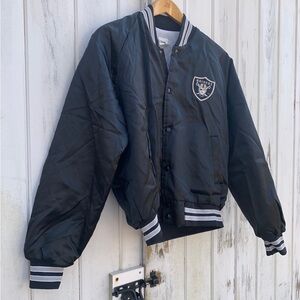 NFL Oakland Raiders Starter Jacket-Vintage size small/medium.